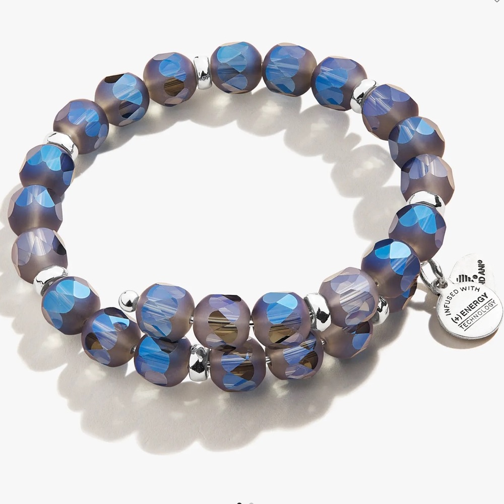 NWT Stunning Ocean Blue Alex and Ani Nova Wrap Bracelet 🌊
